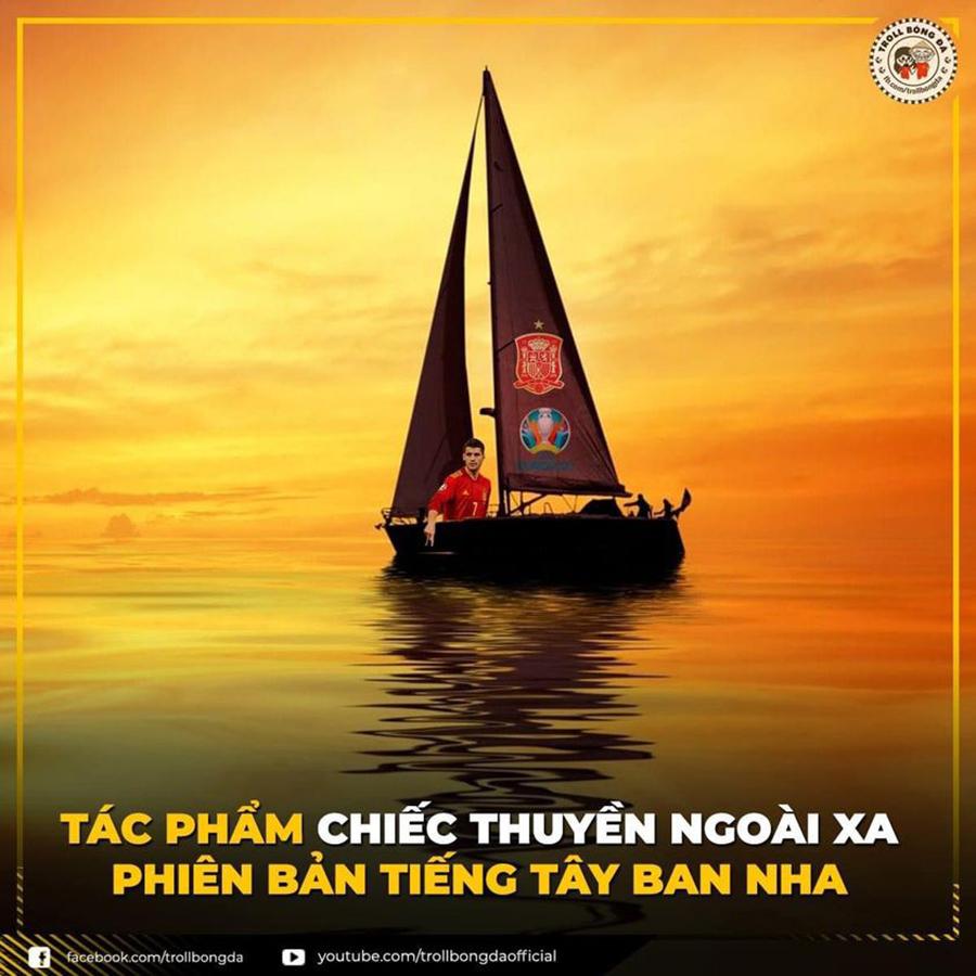Ảnh chế EURO 2021: "Bò tót" Tây Ban Nha lên "thớt"