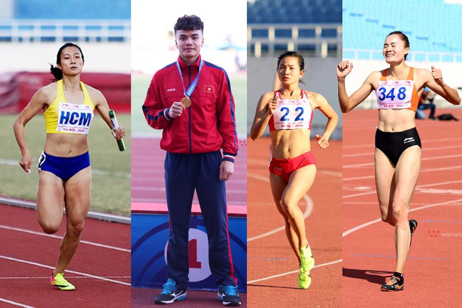 4 tuyển thủ và 2 HLV điền kinh góp mặt trong đề cử bầu chọn VĐV tiêu biểu 2020