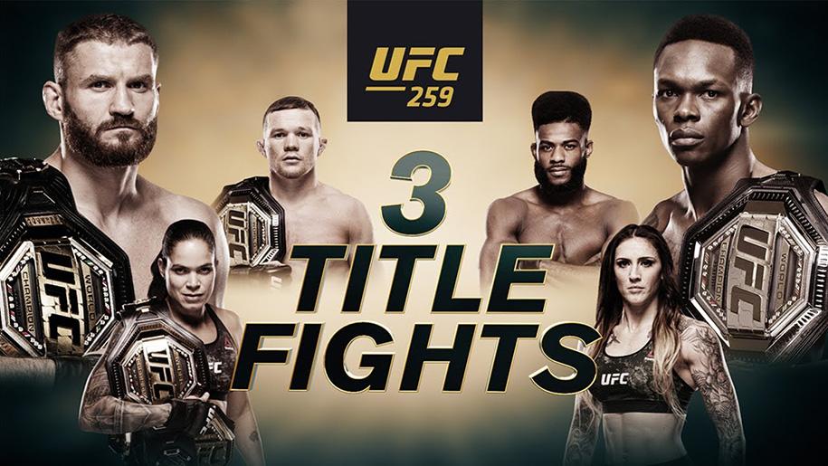 Bom tấn UFC 259 công bố lịch thi đấu: 3 trận tranh đai, 4 nhà vô địch