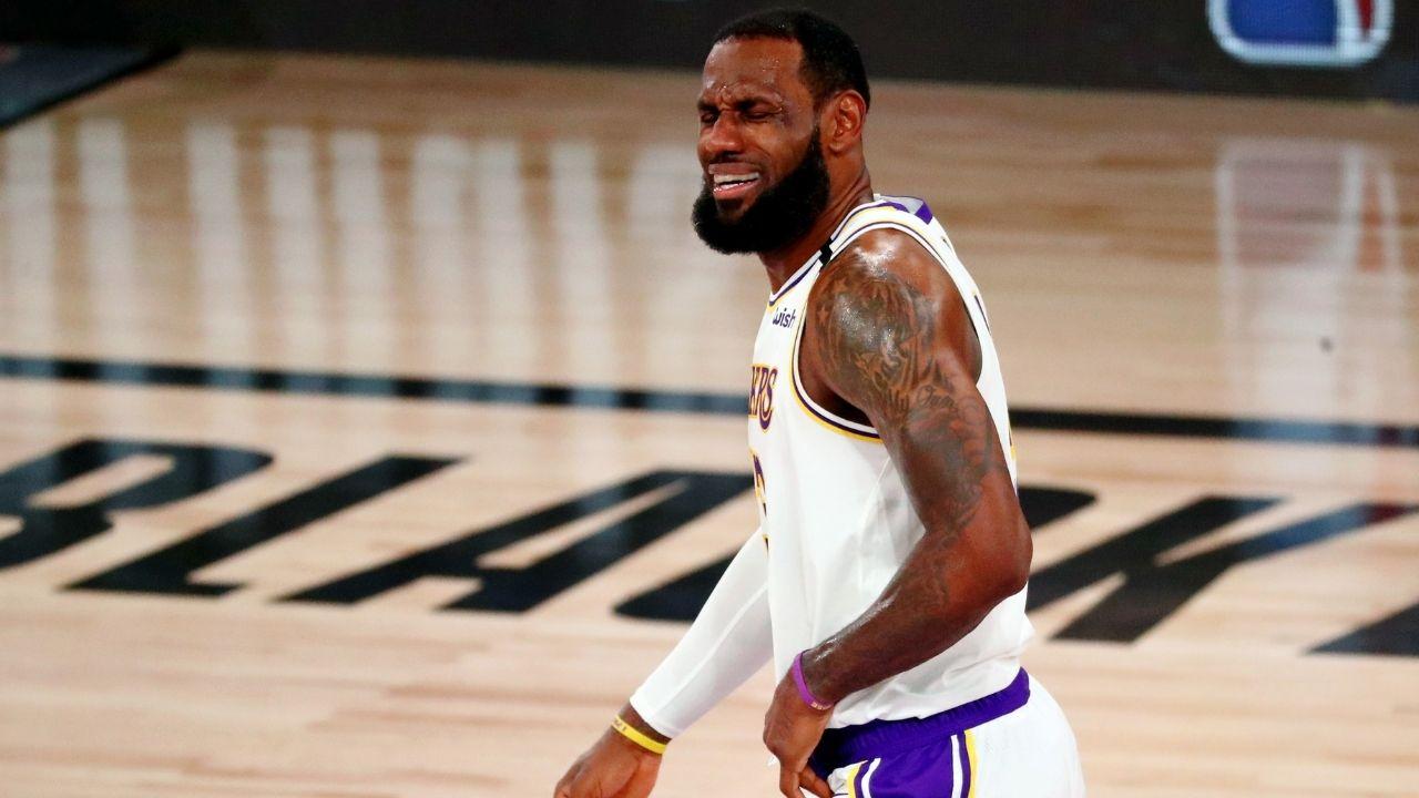 LeBron James lại dính chấn thương, rời sân trong chán nản