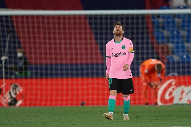Barca có thể kết thúc La Liga tệ nhất trong 13 mùa gần nhất