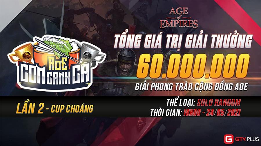 Giải đấu AoE Cơm Canh Cà lần 2 chính thức ấn định ngày khởi tranh
