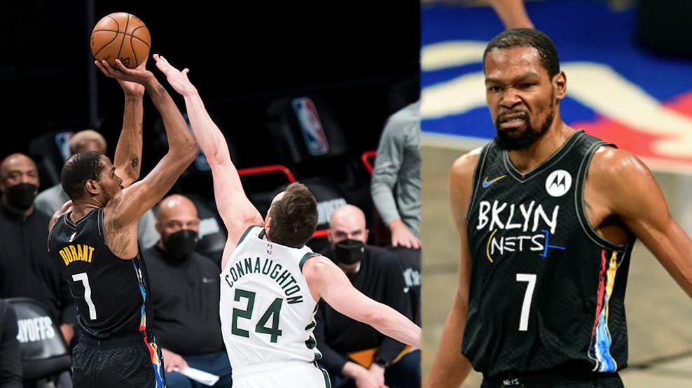 Kevin Durant làm nên lịch sử bằng trận đấu kinh điển, Brooklyn Nets ngược dòng ngoạn mục trước Milwaukee