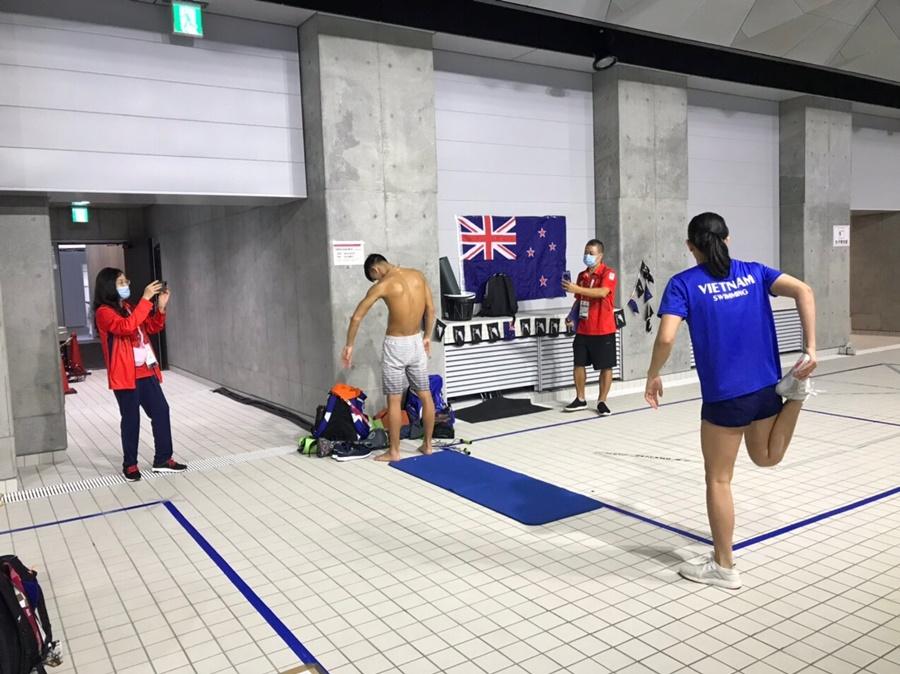 Ánh Viên tập buổi chính thức đầu tiên cho Olympic 2021