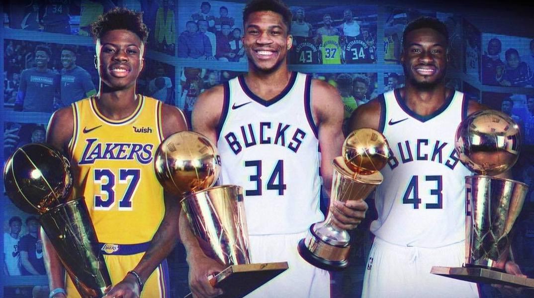 3 anh em nhà Antetokounmpo đi vào lịch sử NBA