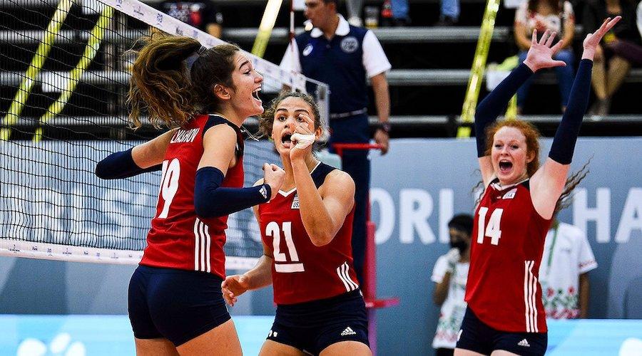 Mỹ suýt thành cựu vương giải bóng chuyền nữ U18 Thế giới