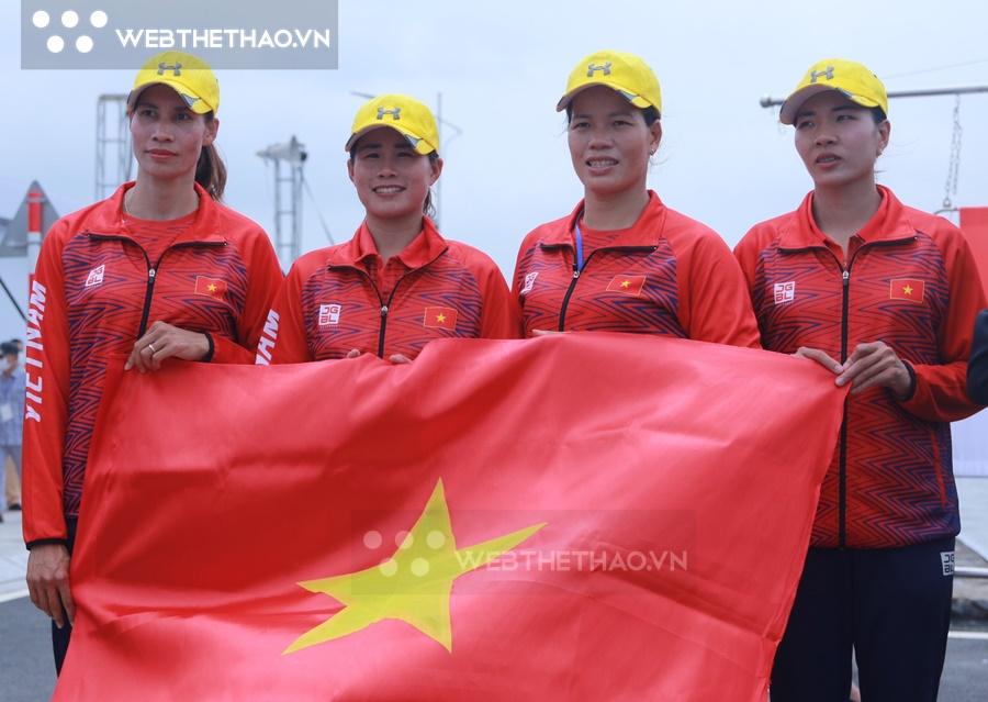 Cúp Chiến thắng: Bốn cô gái vàng rowing thống trị tuyệt đối ở SEA Games 31