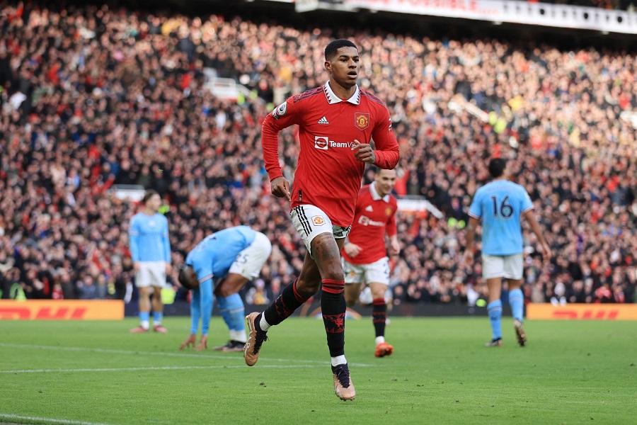 Rashford giúp MU thắng ngược Man City trong 4 phút