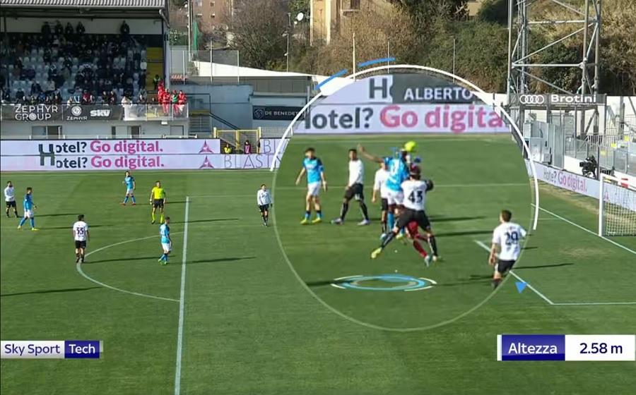 Osimhen đánh bại kỷ lục bật cao ghi bàn của Ronaldo
