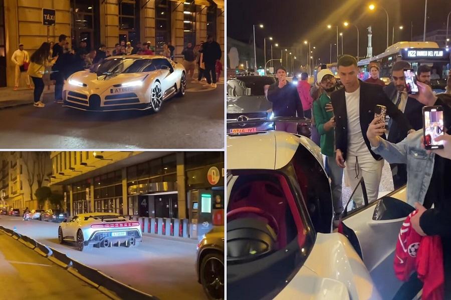 Cristiano Ronaldo lái siêu xe xa hoa hơn 10 triệu euro tới Madrid