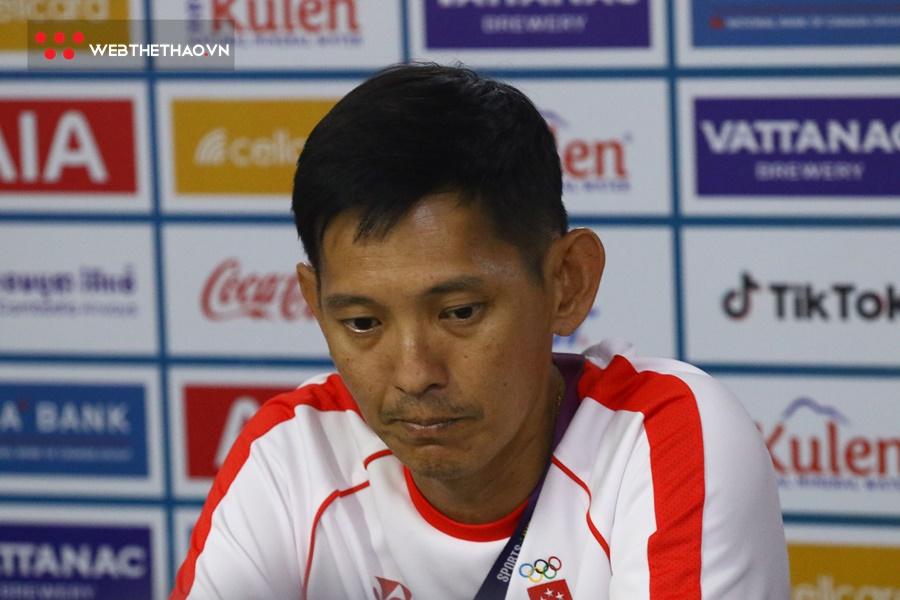 Cùng thất bại 1-3, HLV đội U22 Singapore so sánh giữa U22 Việt Nam và U22 Thái Lan