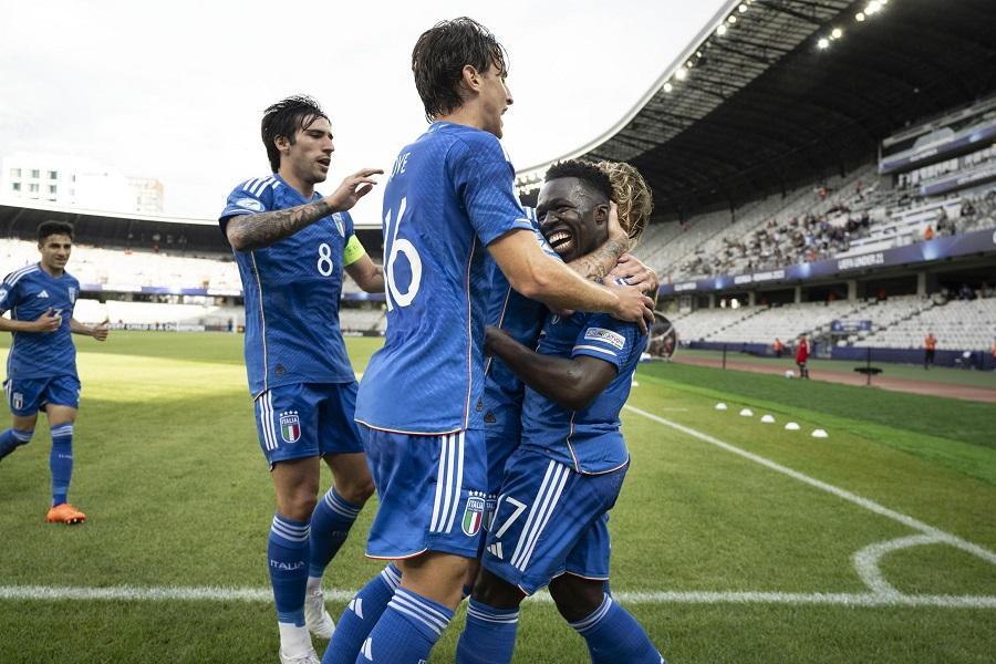 Tonali toả sáng giúp Italia thắng sít sao ở giải U21 châu Âu