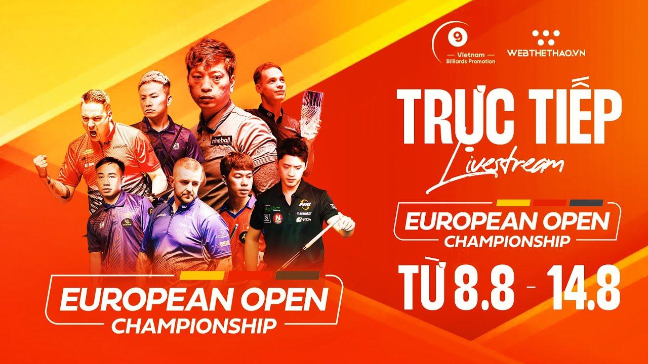 Trực tiếp billiard pool 9 bóng European Open 2023 hôm nay 12/08: Sanchez Ruiz chạm trán Alcaide
