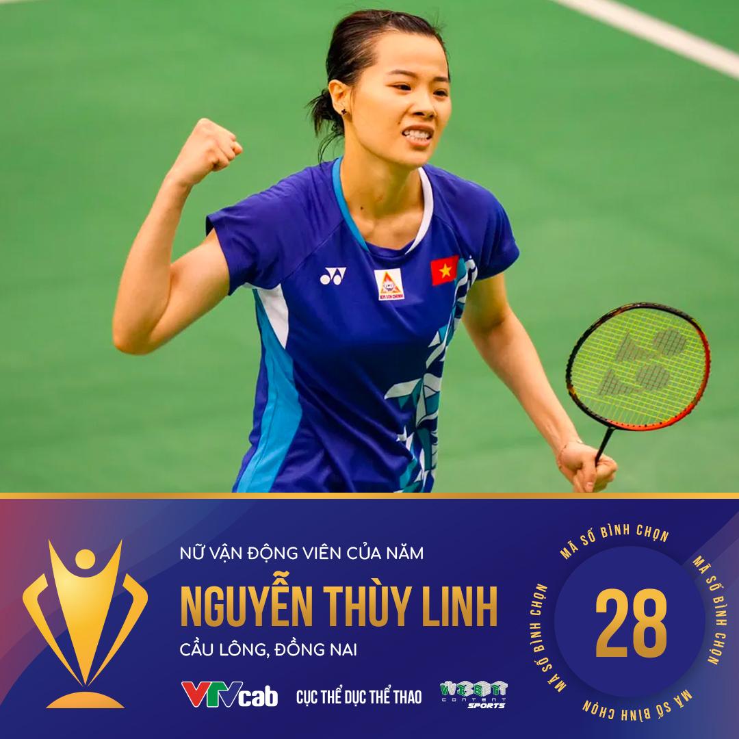 Ứng viên Nữ VĐV của năm Cúp Chiến thắng 2023: Hot girl cầu lông Nguyễn Thùy Linh với kỳ tích Top 20 thế giới