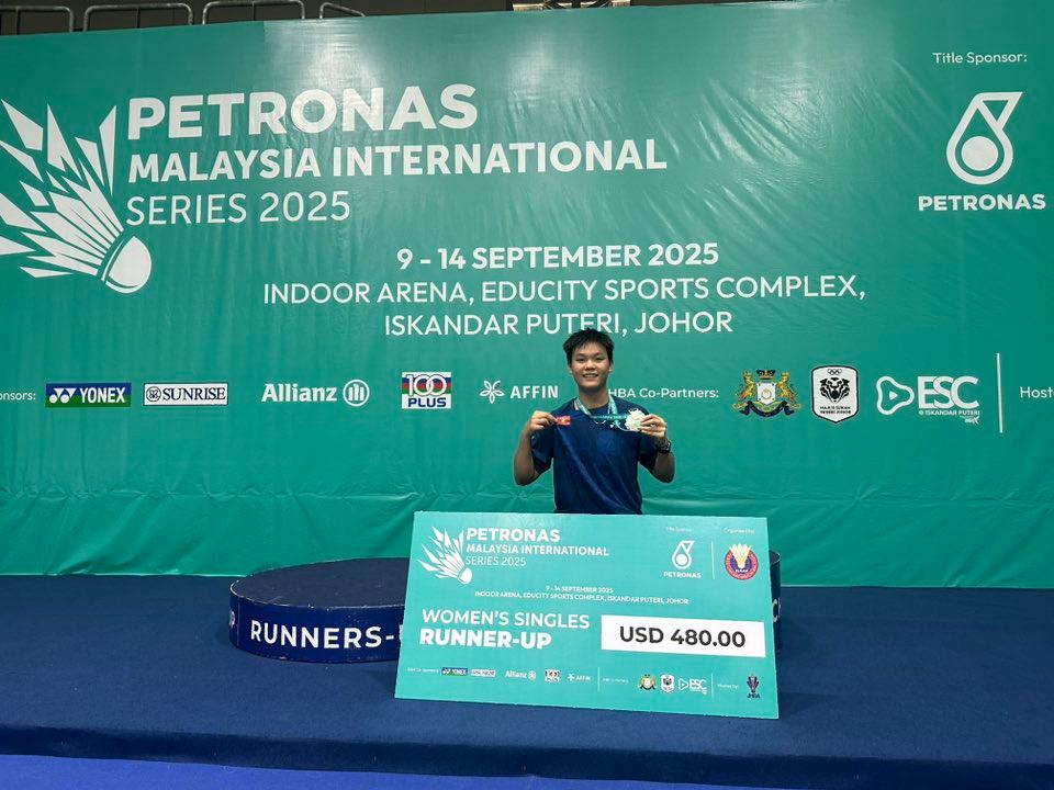 Bùi Bích Phương giành ngôi á quân giải cầu lông Malaysia International Series 2025