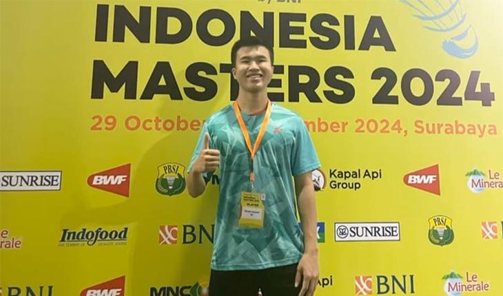 "Tiểu Momota" Nguyễn Hải Đăng vào tứ kết giải cầu lông Indonesia Masters Super 100 II 2024