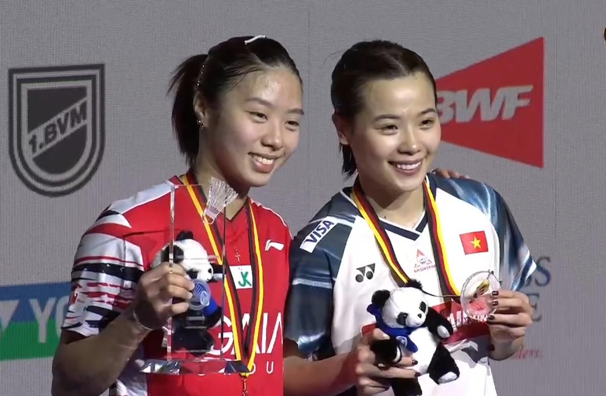 Nguyễn Thùy Linh lại giành ngôi á quân đơn nữ của giải cầu lông German Open