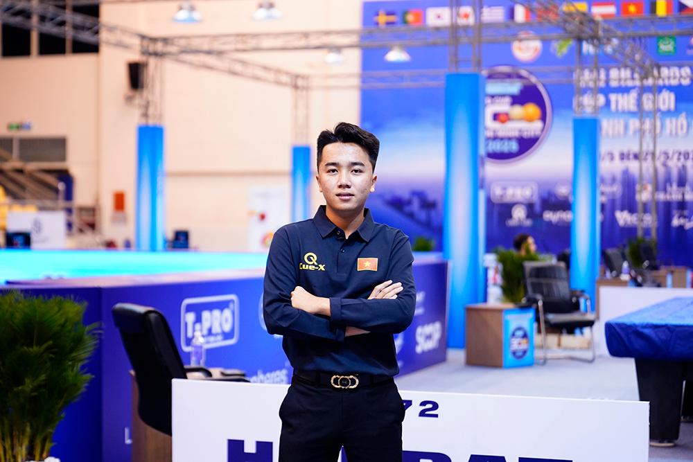 Nguyễn Hoài Phong thoát hiểm ngoạn mục ở giải Billiards Carom 3 băng TPHCM World Cup 2025