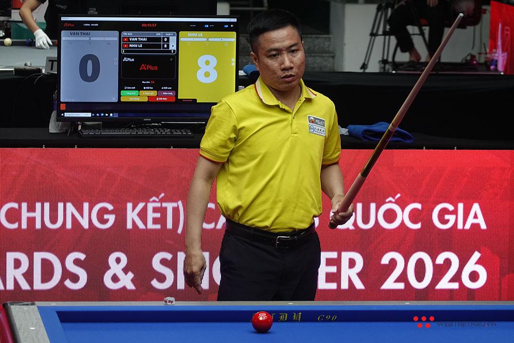 VCK Giải billiards các CLB quốc gia: Như Lê đánh như "vũ bão', Thanh Tự thành cựu vương