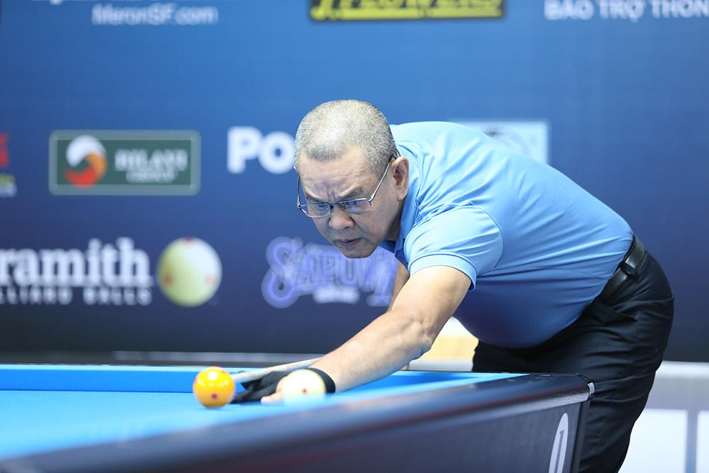 Giải Billiard Carom 3 băng HBSF Cup Tour 3 năm 2023: Huyền thoại Lý Thế Vinh bị loại sớm