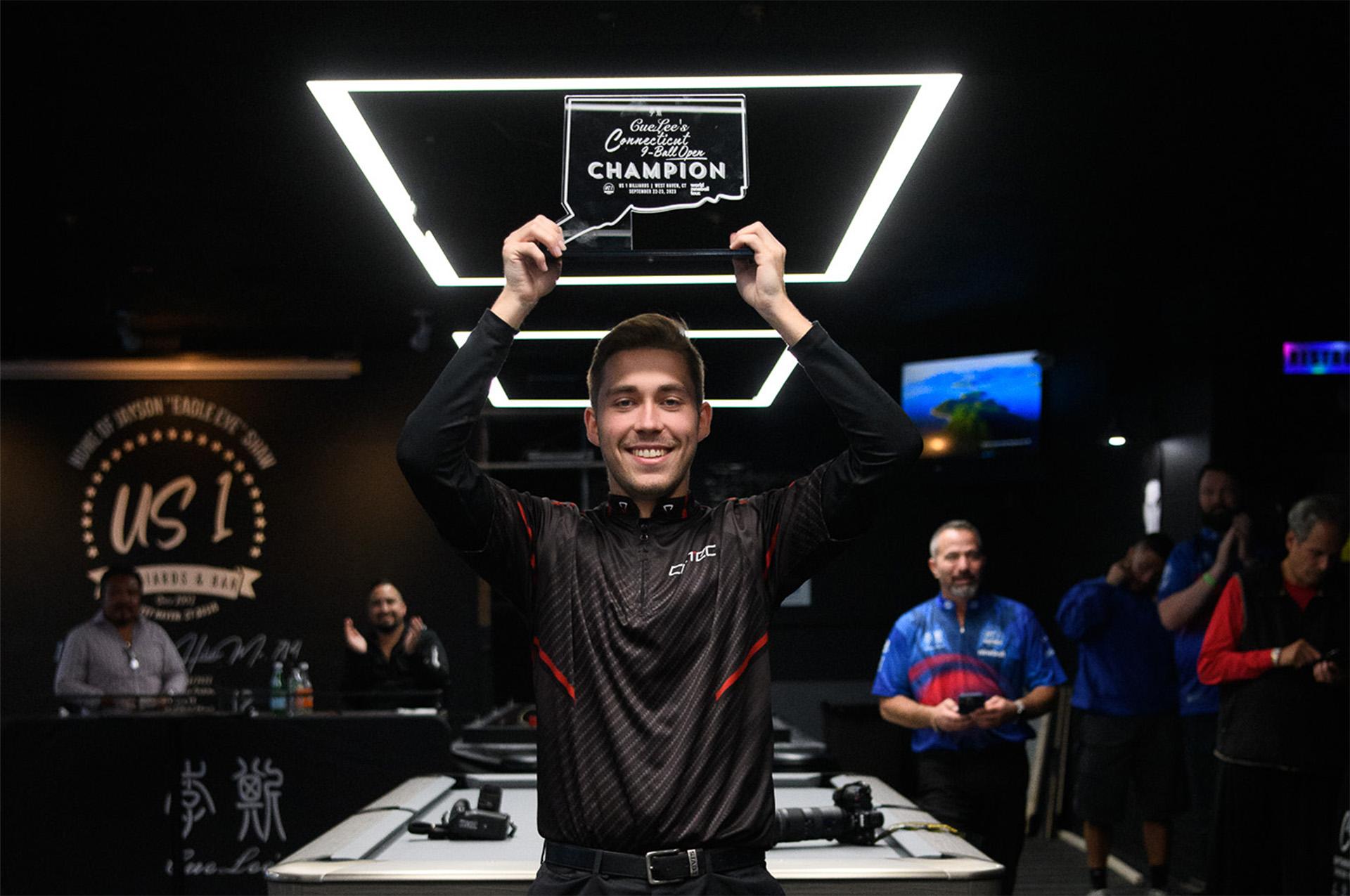 Moritz Neuhausen vô địch giải billiards khởi động cho US Open 2023