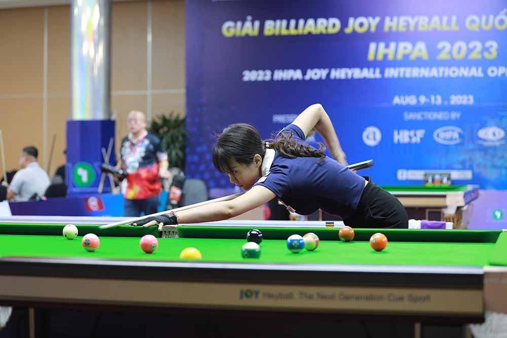 Hot girl Trung Quốc đại thắng ngày 3 giải Billiard JOY Heyball quốc tế mở rộng IHPA 2023