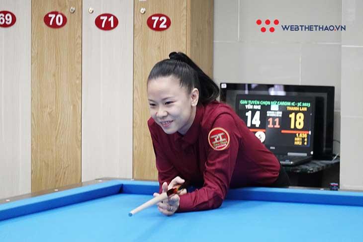 Chùm ảnh billiards Giải tuyển chọn nội dung nữ carom năm 2023: Xác định Top 8 người đẹp 1 băng