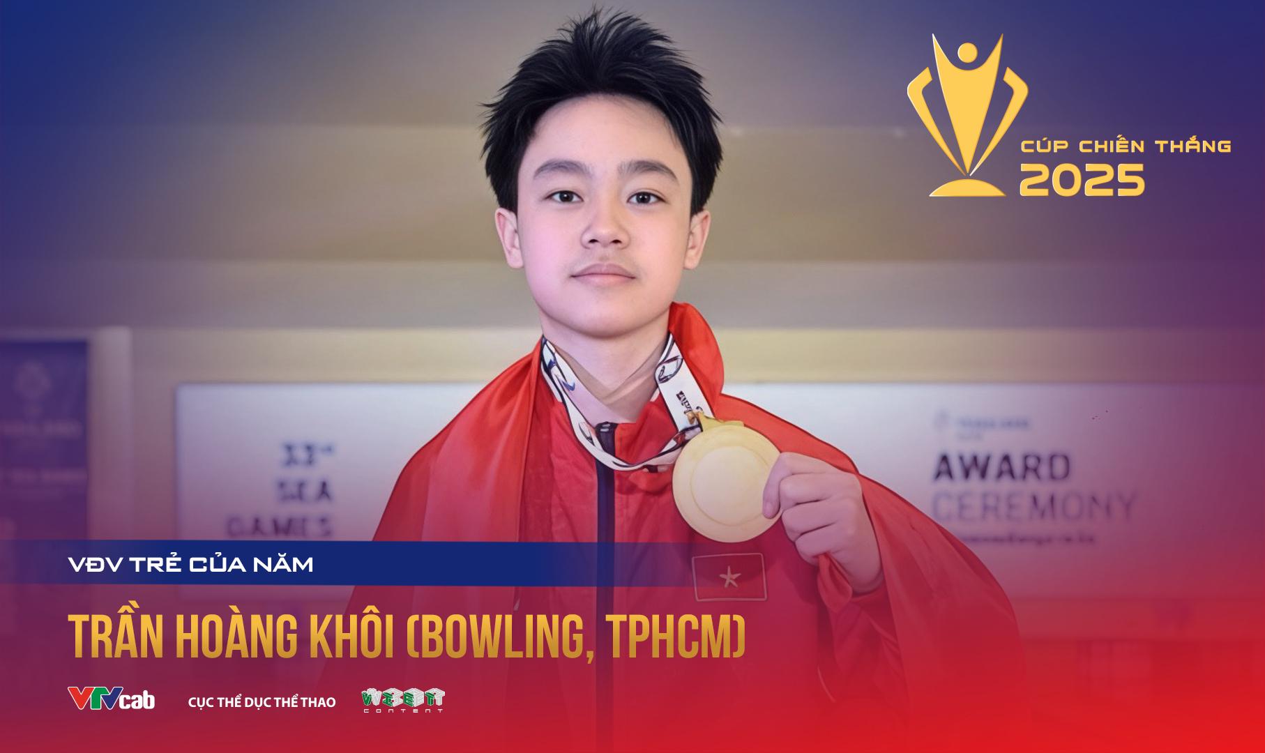 Cậu học sinh 16 tuổi Trần Hoàng Khôi: Từ sự cố hy hữu đến HCV bowling SEA Games lịch sử và ứng viên Cúp Chiến thắng