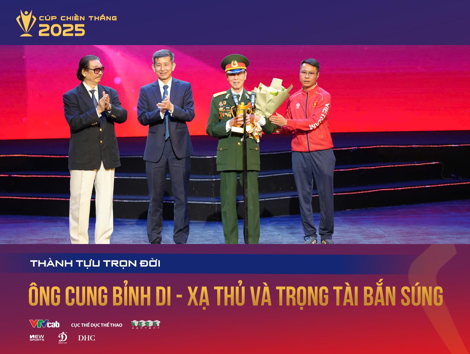 Cúp Chiến thắng 2025: Xúc động chuyện cụ ông tuổi 70 còn học tiếng Anh để cống hiến trọn đời cho bắn súng
