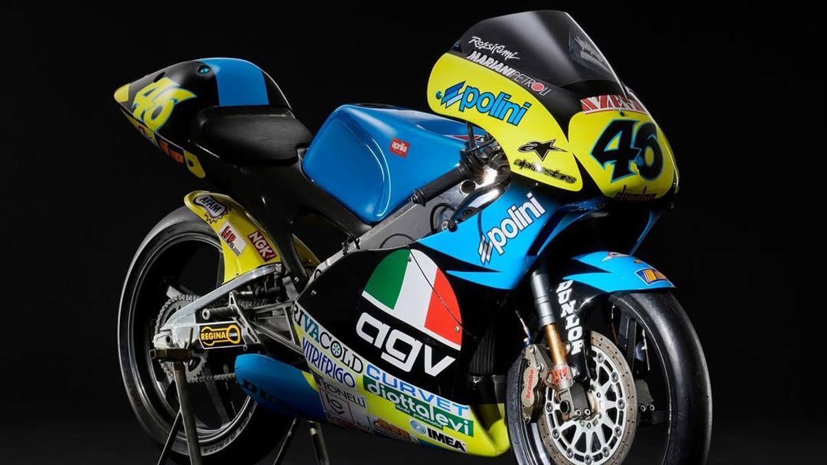 Đấu giá chiếc xe đua motor Aprilia RS125R lịch sử của Valentino Rossi: Giá ước tính 4,5 tỷ đồng
