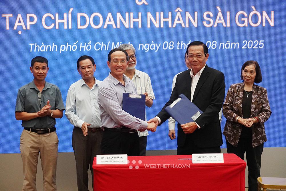 Tạp chí Doanh nhân Sài Gòn ký kết hợp tác với Liên đoàn Quần vợt và Pickleball TP.Hồ Chí Minh