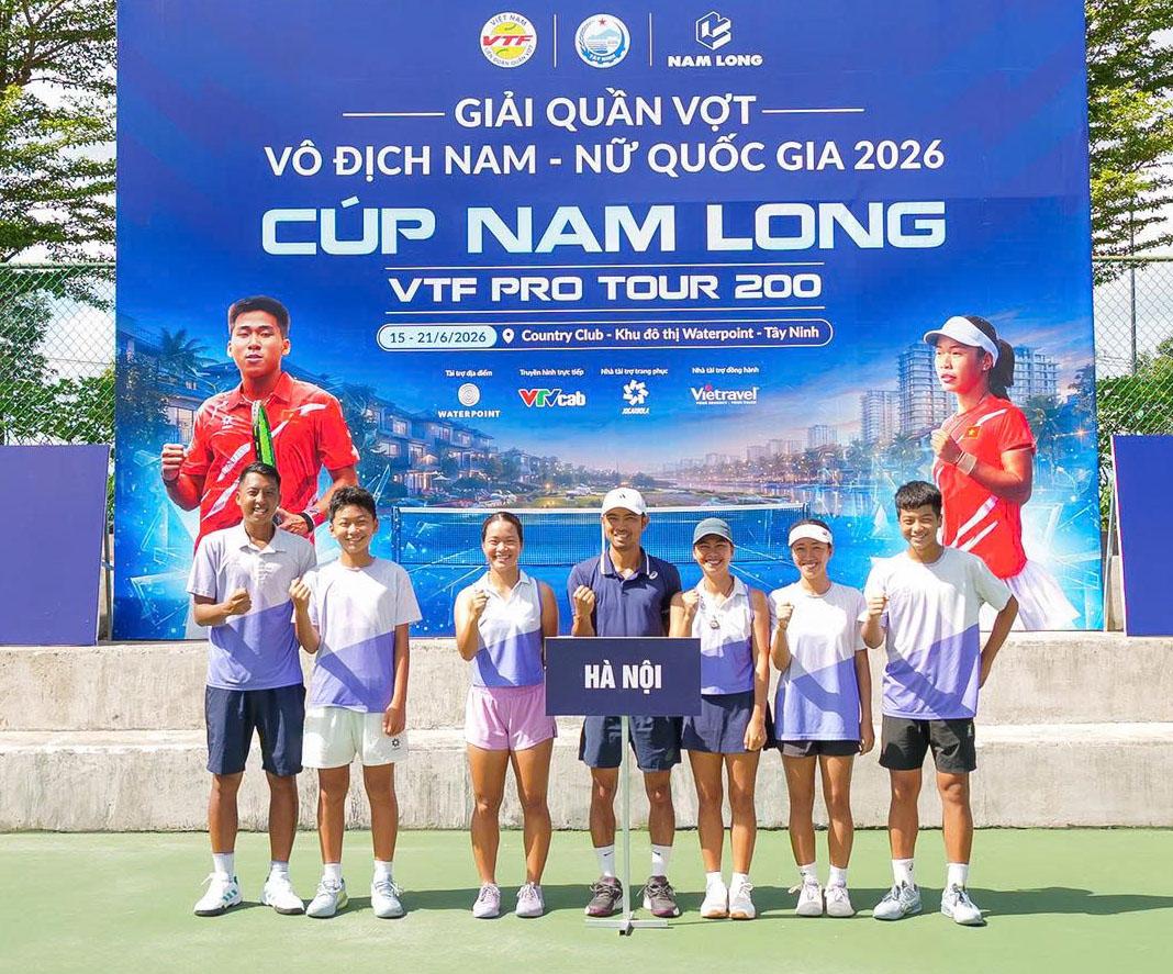 Giải Quần vợt Vô địch Nam – Nữ Quốc gia VTF Pro Tour 200 năm 2026 quy tụ hơn 100 tay vợt tranh tài