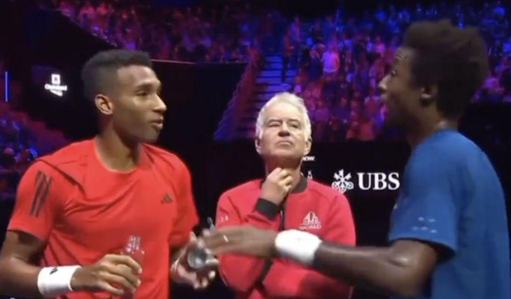 "Lính mới" Gael Monfils gây ra sự cố chưa từng có trong lịch sử giải tennis Laver Cup của Federer