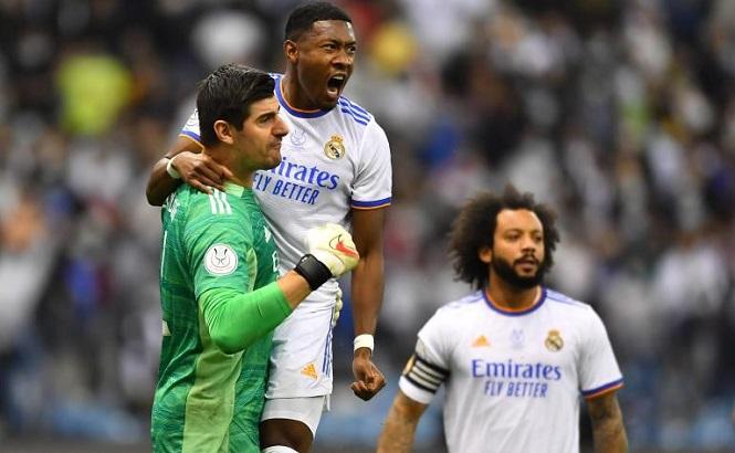 Courtois khiến CĐV Real phát cuồng khi cản phá phạt đền bằng… chân