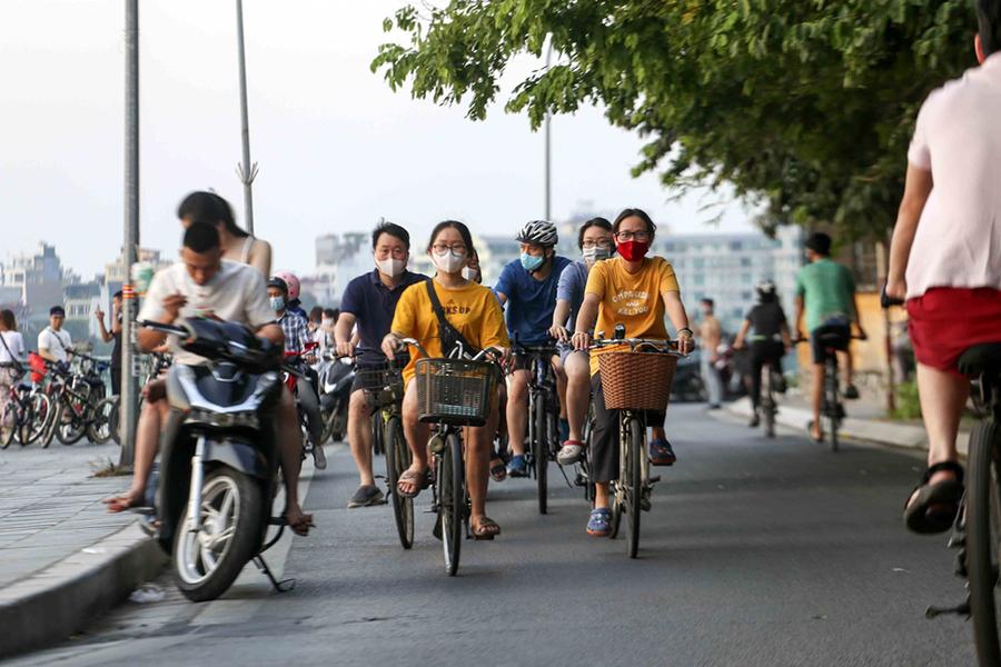 Truy vết người tập thể dục, đạp xe quanh Hồ Tây liên quan F0 COVID-19 phố Thụy Khuê