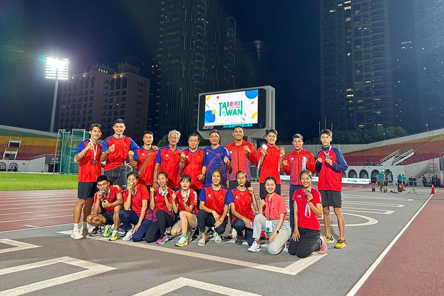 Giành 4 HCV, 2 HCB, 2 HCĐ giải Taiwan Open 2023, điền kinh Việt Nam tự tin hướng tới giải châu Á