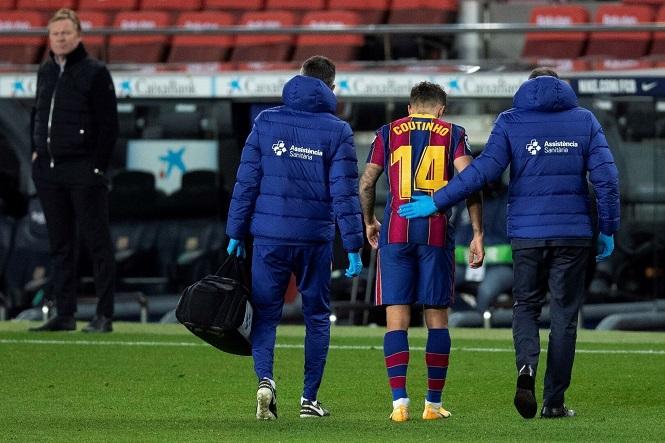 Coutinho chấn thương khiến Liverpool chịu thiệt 18 triệu bảng