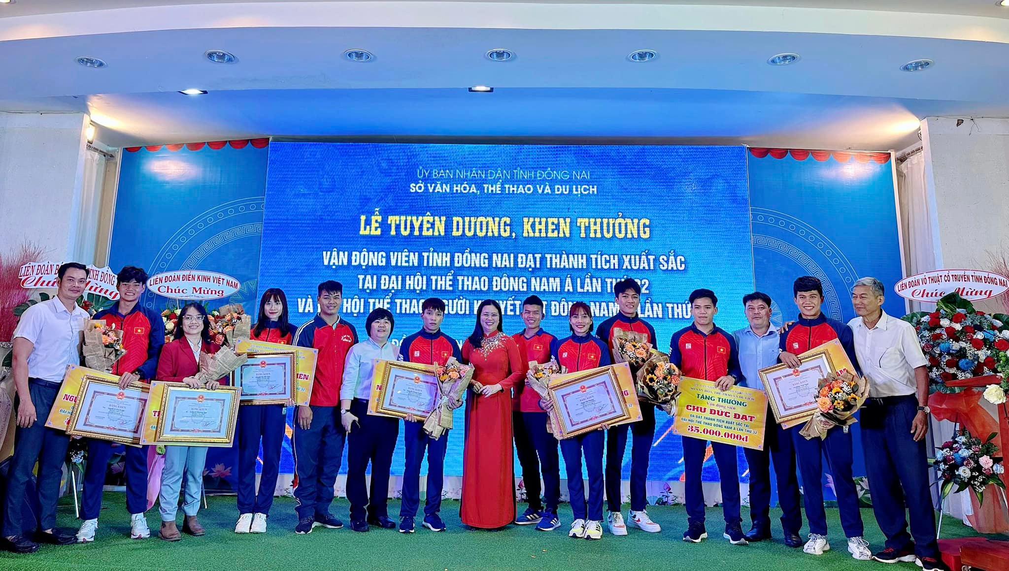 Người đẹp điền kinh Huỳnh Thị Mỹ Tiên mới gia nhập Đồng Nai, nhận thưởng lớn sau HCV SEA Games 32