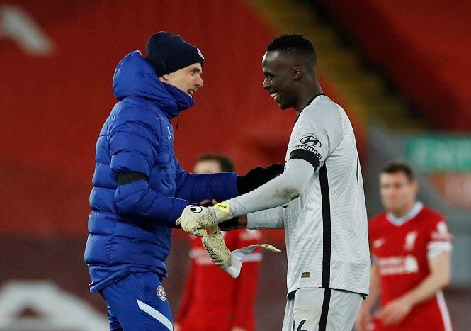 Thủ môn Edouard Mendy của Chelsea giữ sạch lưới độc nhất vô nhị