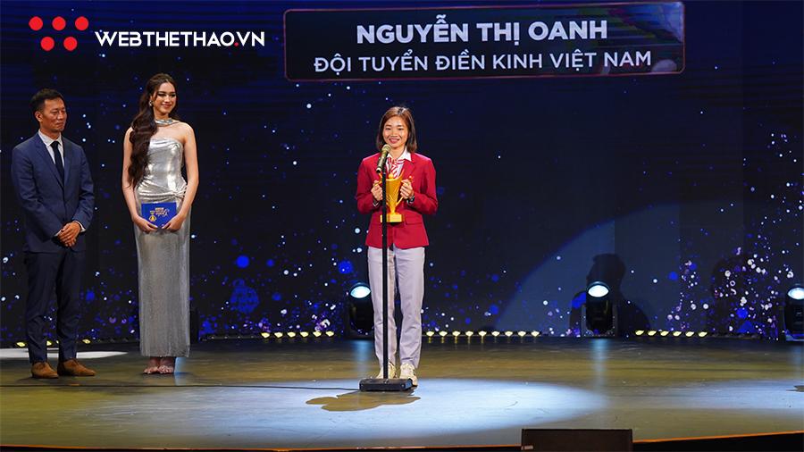 Nữ VĐV của năm Nguyễn Thị Oanh: “Cúp Chiến Thắng 2022 khép lại một năm trọn vẹn của tôi”