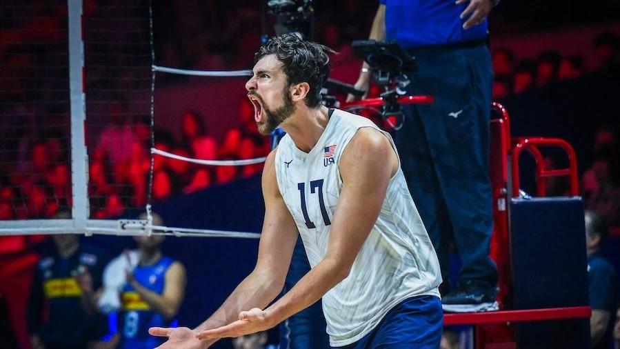 Jake Hanes ghi 6 điểm ace, Mỹ loại nhà vô địch thế giới Ý tại VNL 2026