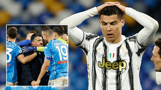 Ronaldo bị chế nhạo sau trận thua đau với Juventus
