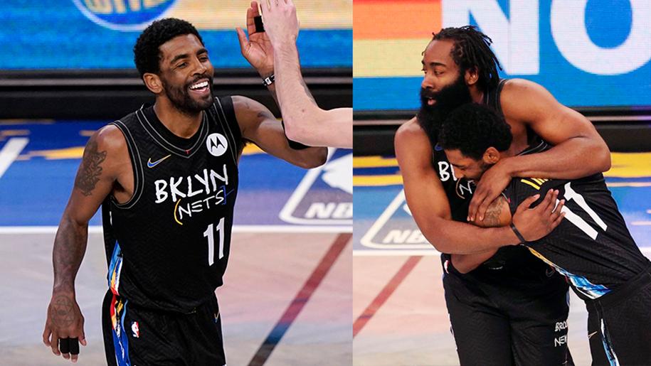 Tiếp tục thị uy sức mạnh, bộ đôi Kyrie - Harden đưa Brooklyn đến trận bất bại thứ 8
