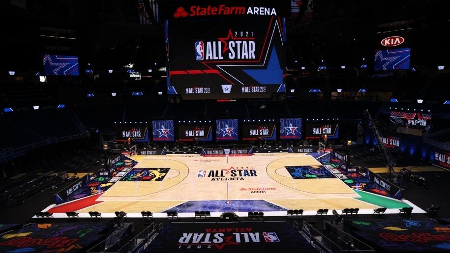 Hé lộ hình ảnh đầu tiên về sân đấu tuyệt đẹp của NBA All-Star 2021