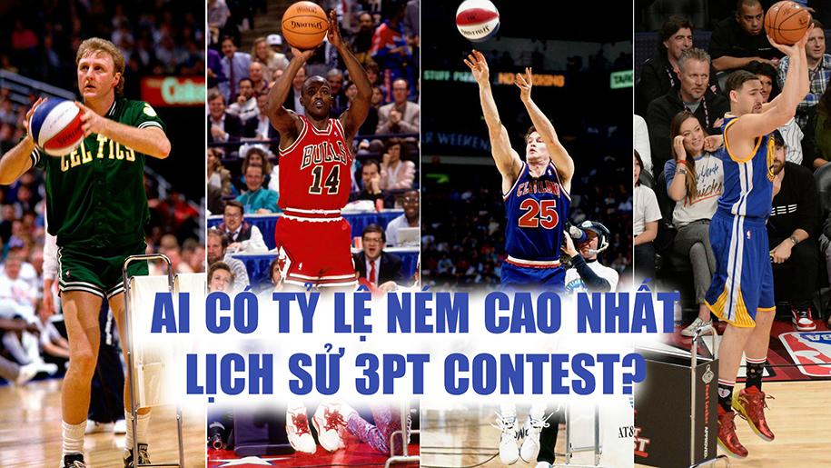 Chùm ảnh: Điểm danh Top 15 tay ném có tỷ lệ cao nhất lịch sử NBA 3-Point Contest