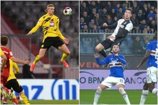 Haaland gây sốt với khả năng bật cao không kém gì Ronaldo