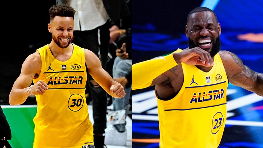 Hậu All-Star Game 2021, LeBron James “yêu thích” cảm giác làm đồng đội của Stephen Curry