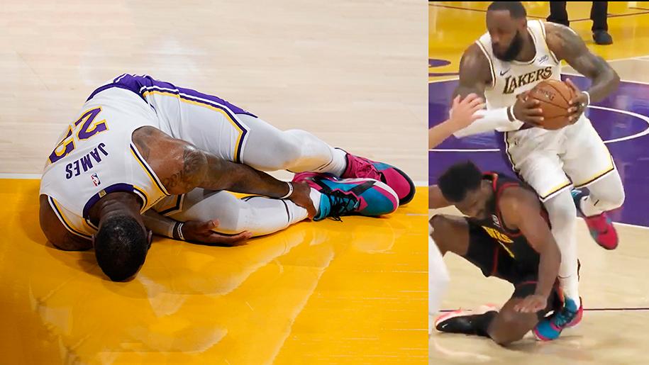 VIDEO NÓNG: LeBron James dính chấn thương đau đớn, rời sân trong sự bực tức