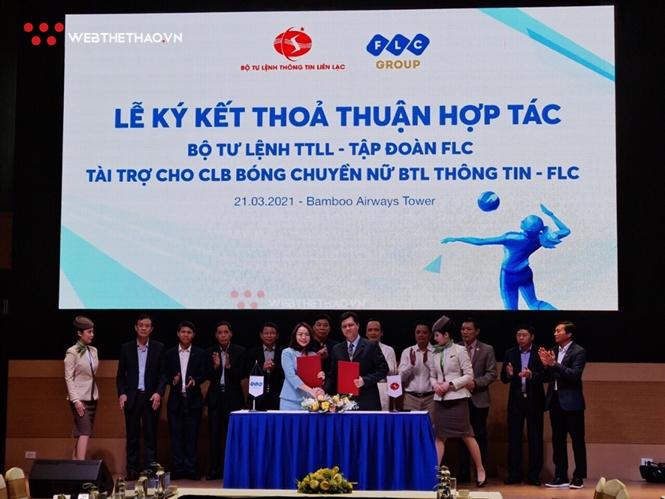 Có bầu sữa mới, đội bóng chuyền nữ quân đội trở thành "BTL Thông tin - FLC"