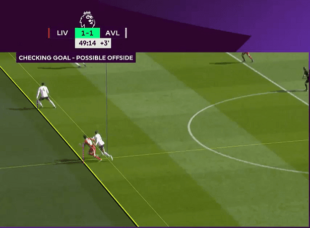 Liverpool mất bàn thắng tranh cãi vì VAR bắt lỗi việt vị từng cm